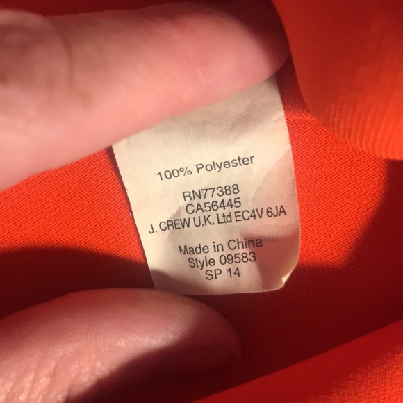 J. Crew Orange Top - Picture 4 of 6